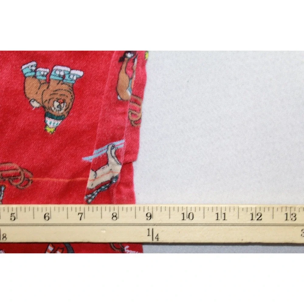 Old Navy Pajama Pants XL Red Dog Print Lounge Sleepwear Drawstring